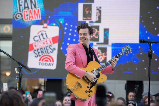 Harry Styles on Tuesday, May 9, 2017 -- (Photo by: Nathan Congleton/NBC/NBCU Photo Bank via Getty Images)