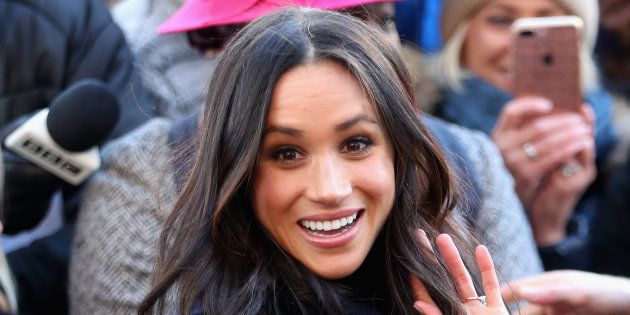 Meghan Markle attends the Terrance Higgins Trust World AIDS Day charity fair at Nottingham Contemporary on Dec. 1, 2017.