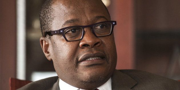 CEO Brian Molefe speaks during an interview at Eskom's headquarters at Megawatt Park in Sandton, Johannesburg, on Wednesday, November 11, 2015.