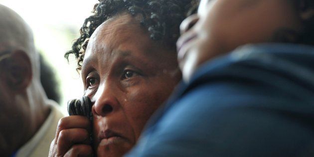 Jalisile Ngqondwana, who is a mother of one of the victims, during the Life Esidimeni arbitration hearing at Emoyeni Conference Centre, Parktown on October 09, 2017 in Johannesburg.