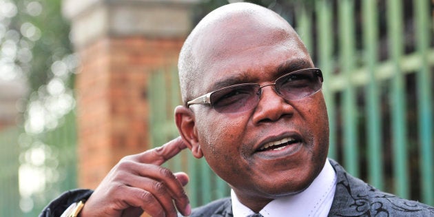 Suspended Crime Intelligence head Richard Mdluli at the Boksburg Magistrate's Court on June 24, 2011.