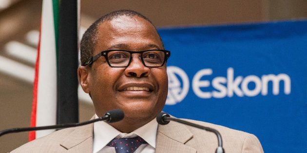 Brian Molefe, chief executive officer of Eskom Holdings SOC Ltd., speaks at the headquarters of Eskom Holdings SOC Ltd. at Megawatt Park in Johannesburg, South Africa, on Friday, May 6, 2016. It appears to be just a matter of time before South Africas credit rating is cut to junk. Photographer: Waldo Swiegers/Bloomberg via Getty Images
