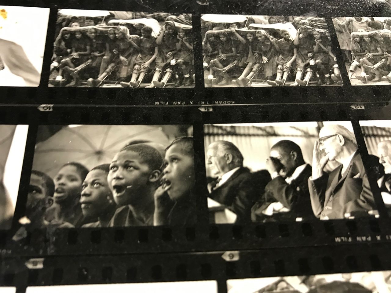 An undated series of images documenting the visit by South African (ceremonial) state president Jim Fouche to Lucas Mangope's homeland of Bophuthatswana.