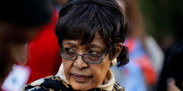 Winnie Madikizela-Mandela , former wife of Nelson Mandela.