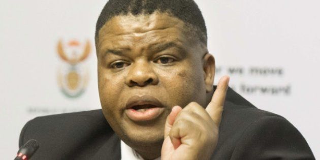 South Africa's Minister of State Security, David Mahlobo.