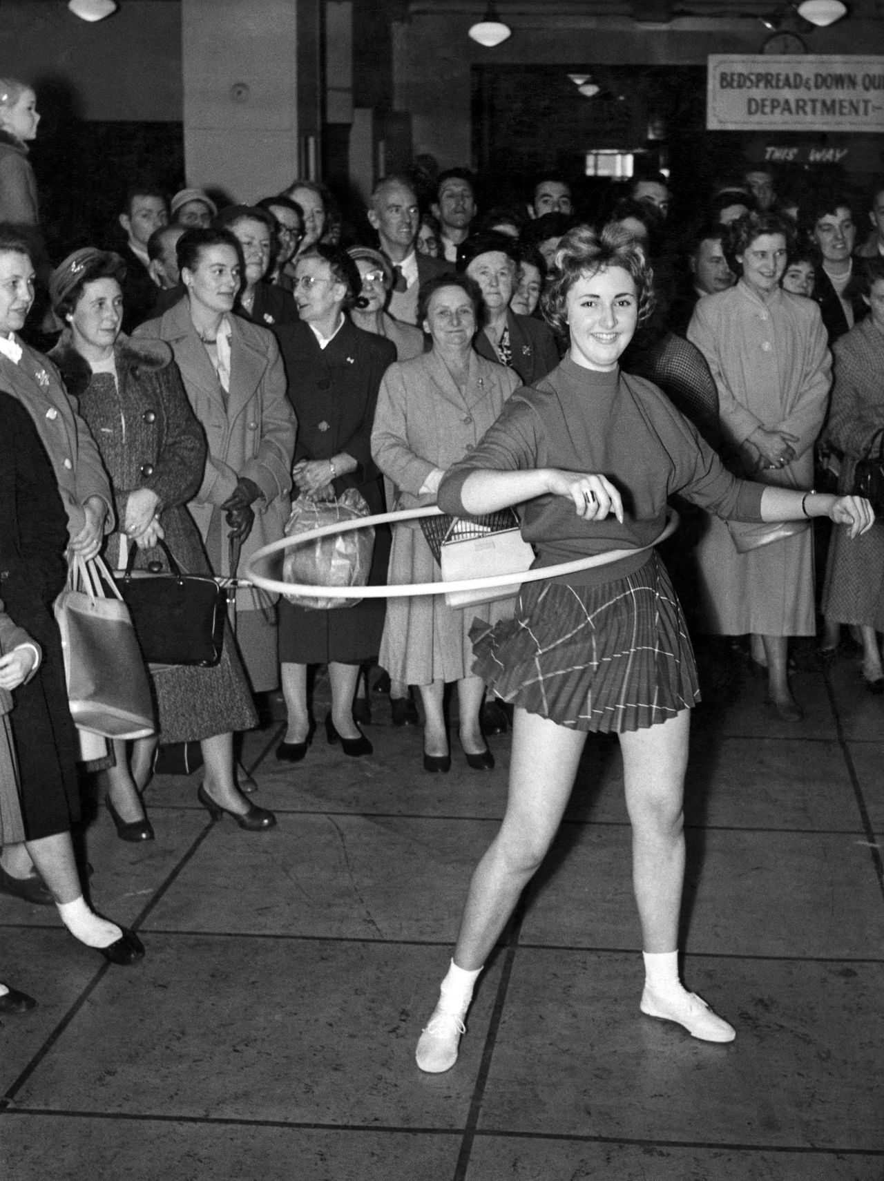 Hooping in Manchester circa 1959.