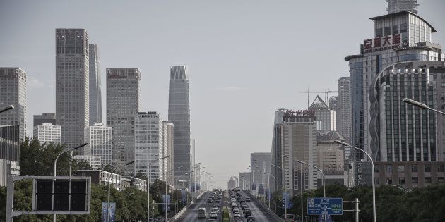 Third Ring Road in Beijing, China.