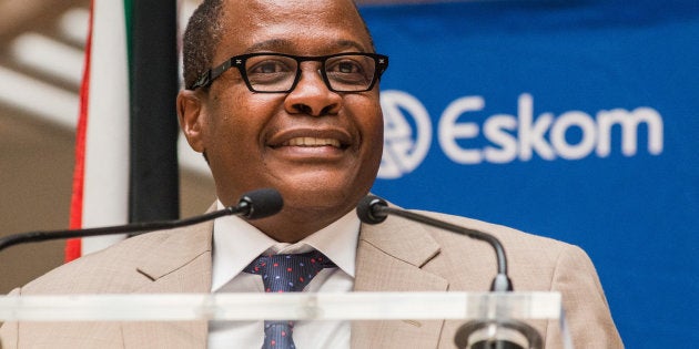 Brian Molefe speaks at Eskom's headquarters in Johannesburg on May 6 2016.