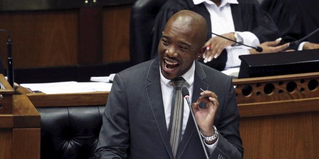 South Africa's opposition Democratic Alliance leader Mmusi Maimane.