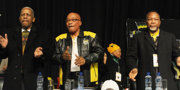 Mathews Phosa, Jacob Zuma and Kgalema Motlanthe.