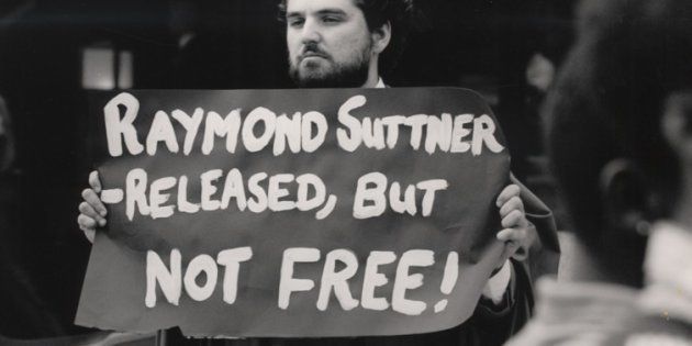 A supporter of Raymond Suttner's release from detention in 1988 by apartheid authorities.