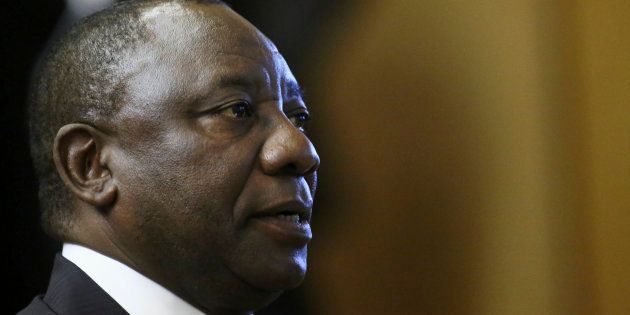 South African Deputy President Cyril Ramaphosa.