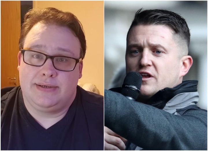 Michael Stuchbery and Tommy Robinson.
