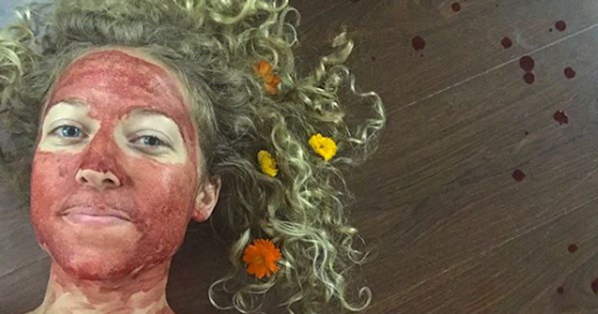 This Woman Smears Menstrual Blood On Her Face To Combat Period Stigma
