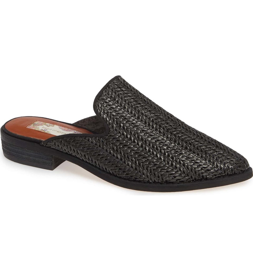 Corra woven deals loafer mule