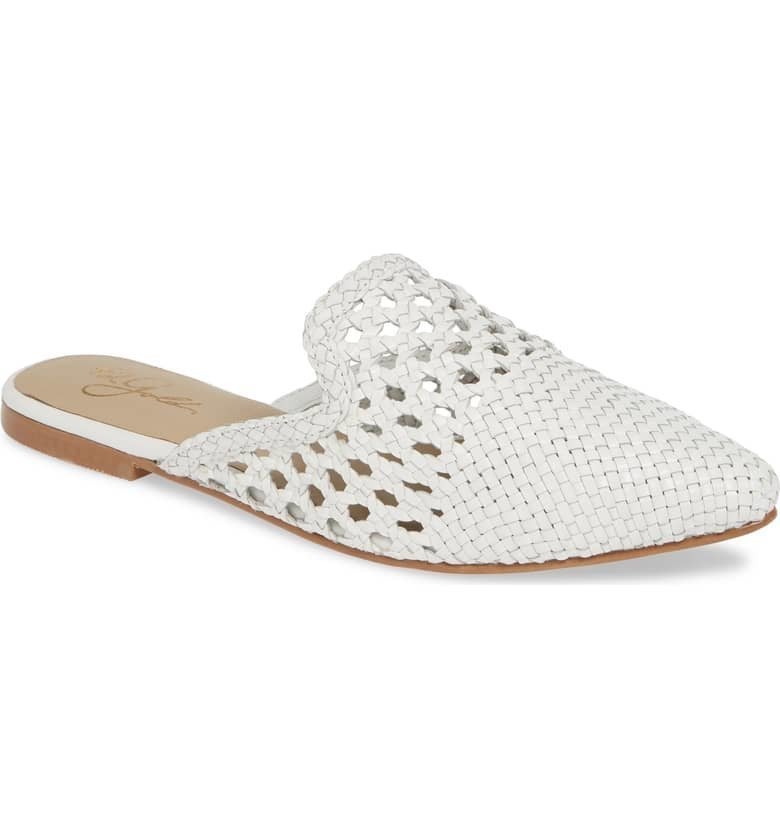 Basket best sale weave mules