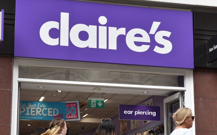 The Food and Drug Administration announced test results that revealed Claire's and Justice sold cosmetic products that contained asbestos.