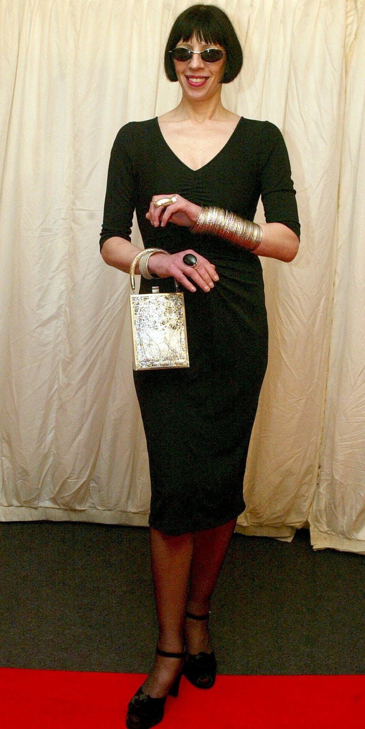 Magenta (seen here in 2004) was known for never removing her sunglasses