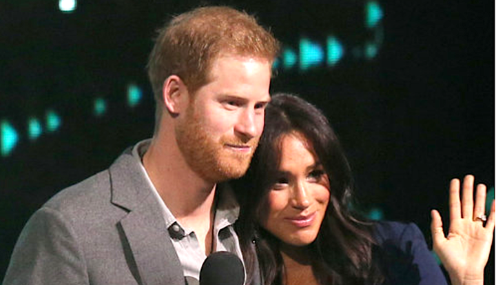 Prince Harry and Duchess Meghan fired up the crowd at a WE Day celebration in London.