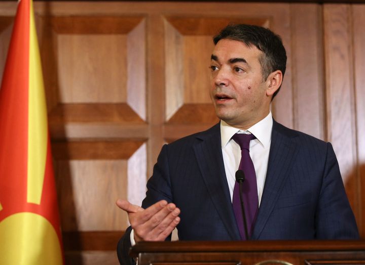 Ο υπουργός εξωτερικών της Βόρειας Μακεδονίας Νίκολα Ντιμιτρόφ