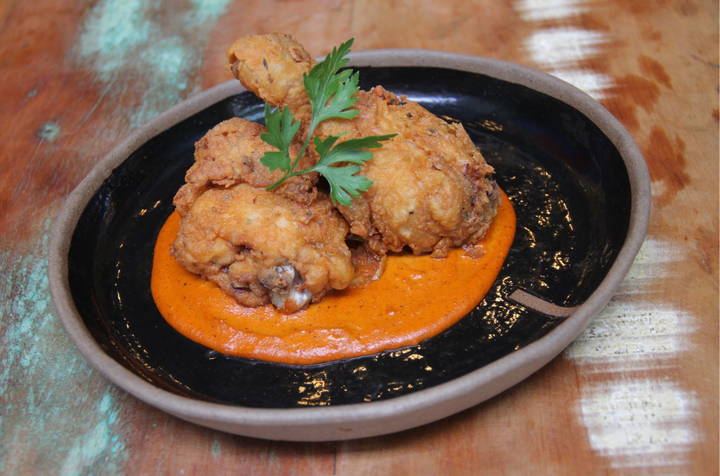 Sobrecoxas de frango, grata surpresa no Caminito.