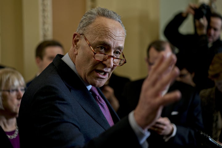 Senate Minority Leader Chuck Schumer (D-N.Y.) highlighted Democratic voting priorities in the Senate on Thursday.