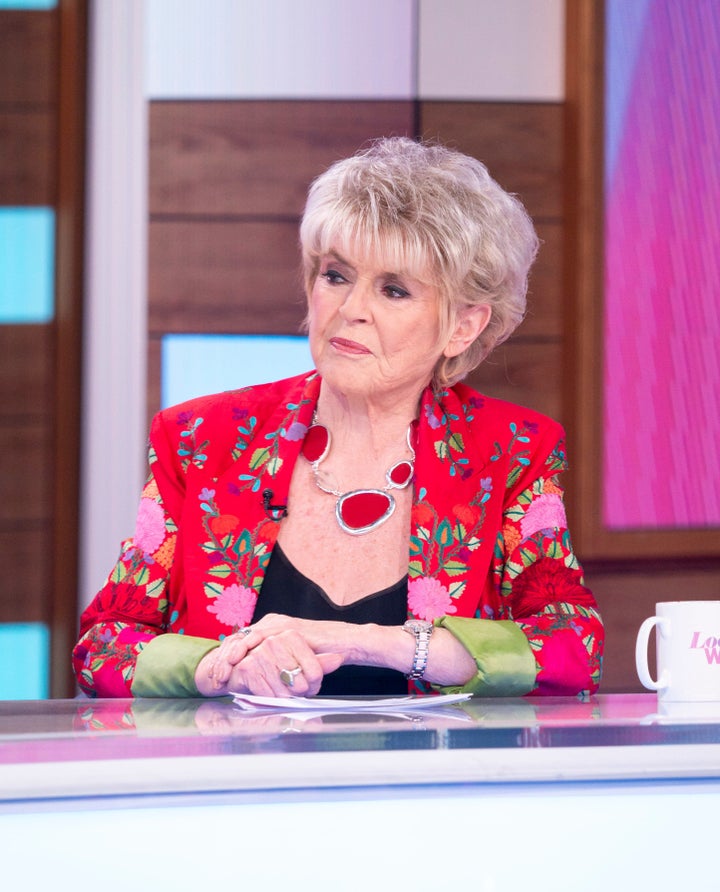 Gloria Hunniford was a guest panellist on Thursday's Loose Women.