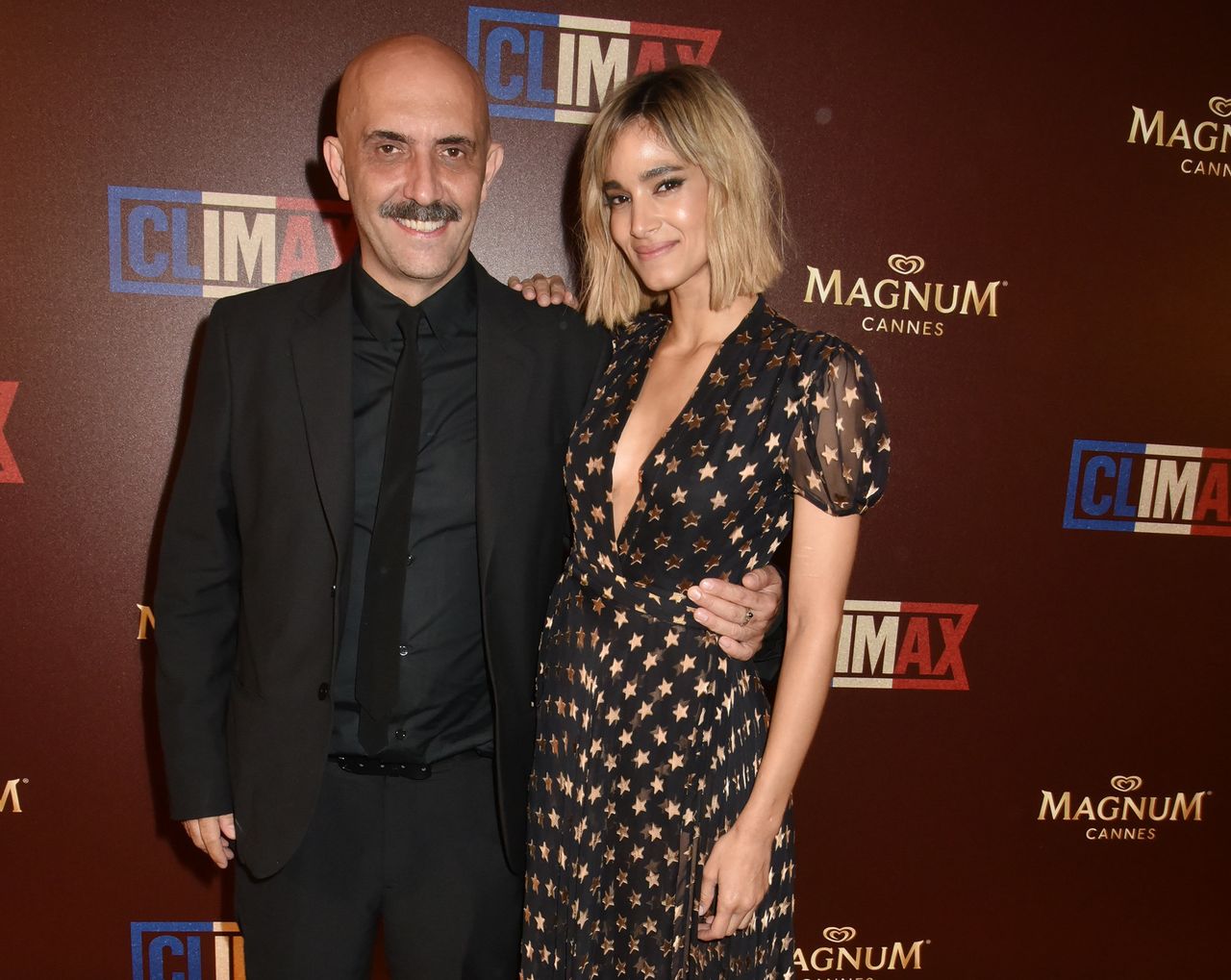Gaspar Noé and Boutella at the Cannes Film Festival in May 2018.