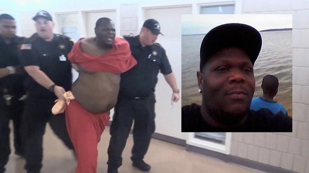 Michael Sabbie died in a jail on the border of Texas and Arkansas.