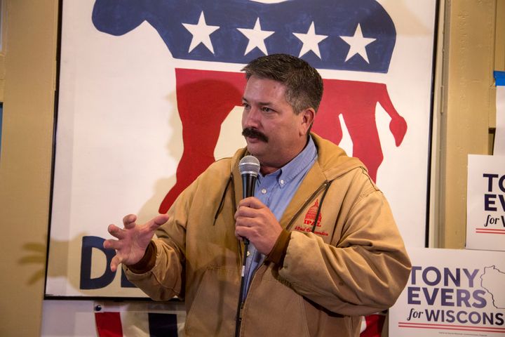 Randy Bryce, a Democrat who ran unsuccessfully for Wisconsin's 1st Congressional District, in Racine in November 2018. On Feb. 9 he announced he is forming a PAC dedicated to recruiting and supporting working-class House candidates.
