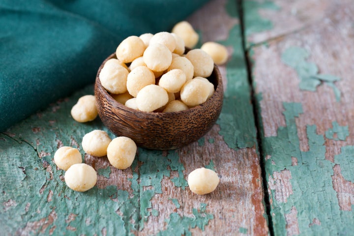 Macadâmias são as mais calóricas das castanhas,