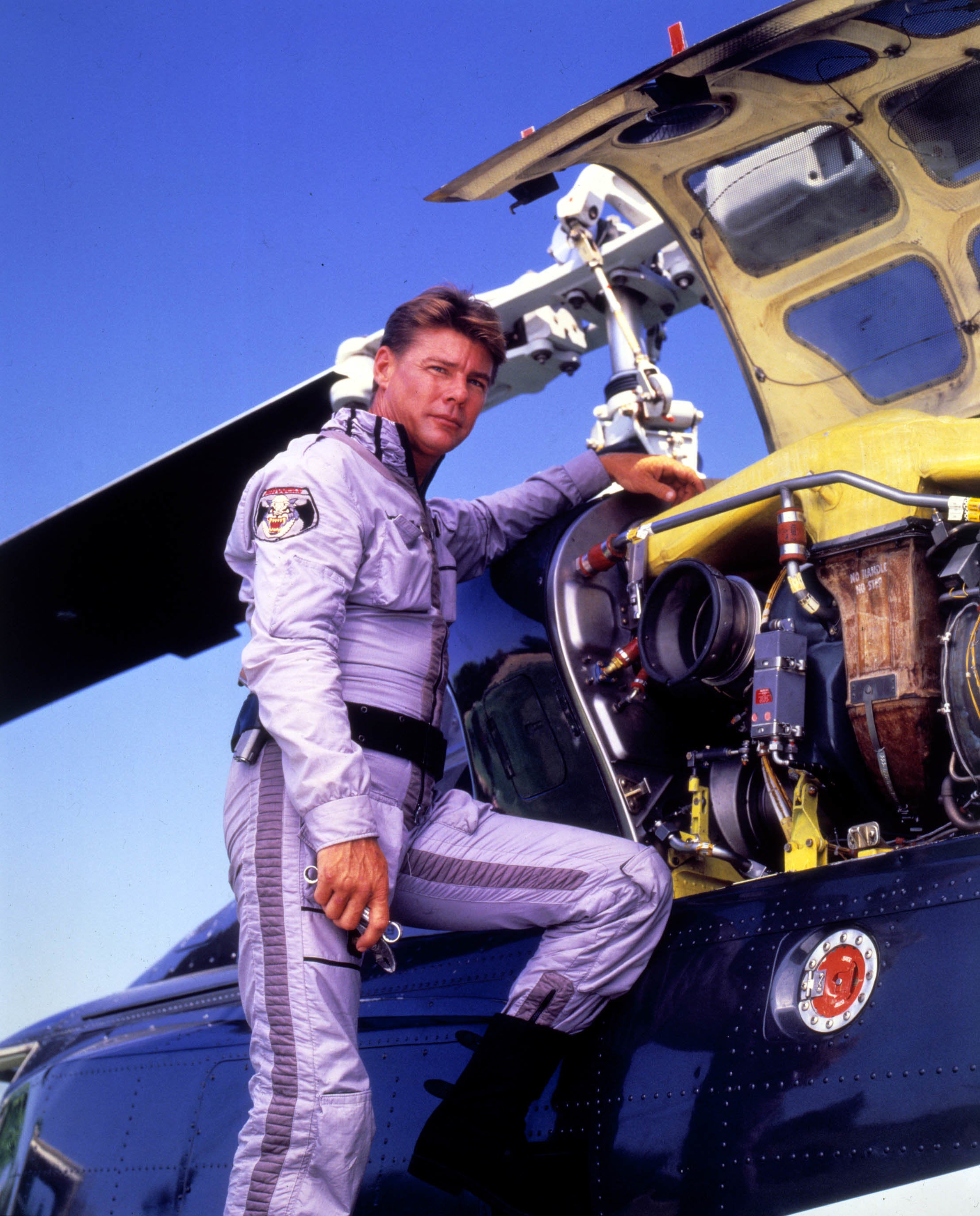 Jan-Michael as Stringfellow Hawke