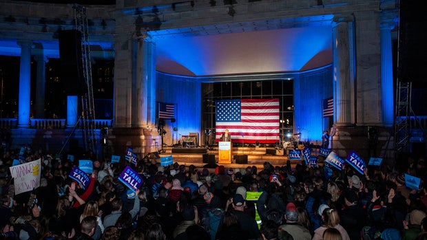 DENVER, CO - MARCH 07: Former Colorado governor John Hickenlooper speaks to supporters at a rally to kick off his presidential campaign outside the Colorado Capital on March 7, 2019 in Denver, Colorado. (Photo by Michael Ciaglo/Getty Images)