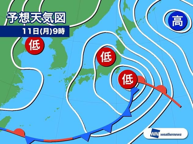 週間天気 3 11被災地は雨風強まる スギ花粉は飛散ピーク ハフポスト