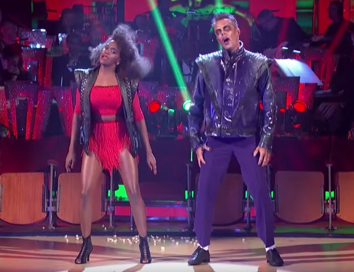 Oti Mabuse and Graeme Swann danced to Thriller on last year's Strictly Halloween special.
