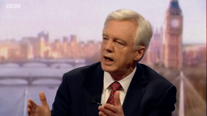 Former Brexit secretary David Davis 