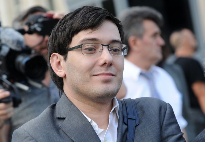 Former Turing Pharmaceuticals CEO Martin Shkreli, seen in 2017, is suspected of running his pharmaceutical company, Phoenixus AG, from prison.