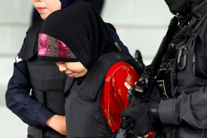 Siti Aisyah was on trial for the killing of Kim Jong Nam, the estranged half-brother of North Korea's leader.