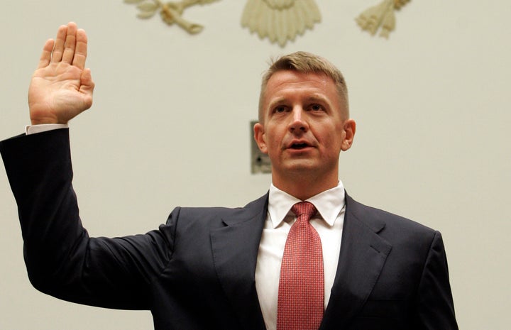 <a href="https://www.huffpost.com/news/topic/erik-prince" target="_blank">Erik Prince</a> now claims he testified that&n