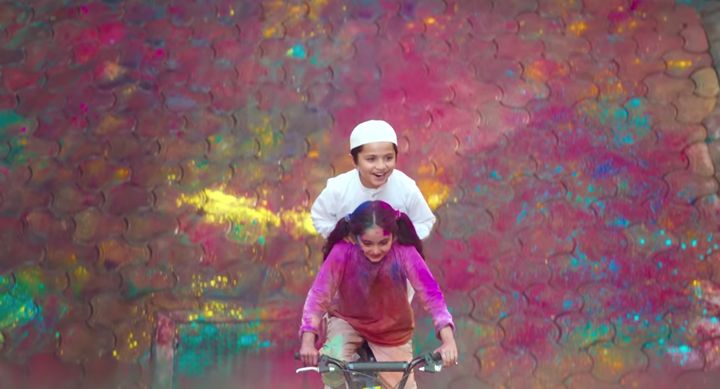 Surf Excel's Holi ad features a girl dropping her Muslim friend at a mosque, and gives a message of religious harmony. The ad has been attacked online as 'anti-Hindu'.