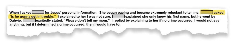 In a police report, 14-year-old Dianna Farrell asked an officer if her sexual abuser would get in trouble.