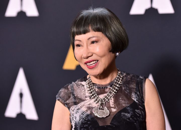 Amy Tan attends a 25th anniversary screening of "'The Joy Luck Club" in 2018.