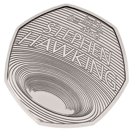 2019 Stephen Hawking 50p Coin BUNC Royal Mint Presentation Pack 