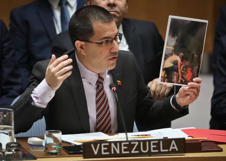 Ο υπουργός Εξωτερικών της Βενεζουέλας Χόρχε Αρεάσα.