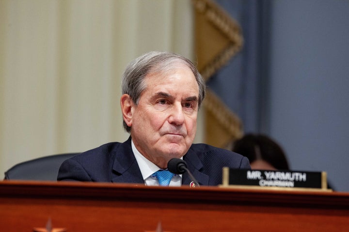 Rep. John Yarmuth (D-Ky.), chair of the House Budget Committee, listens during a Tuesday hearing with the acting director of