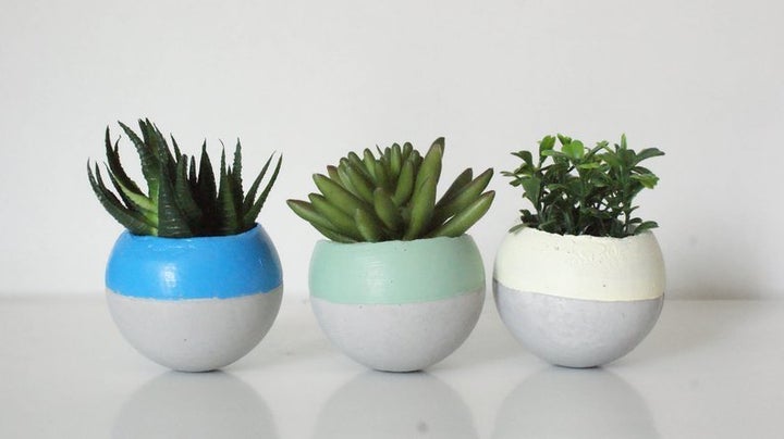 Round Planter, In Ga Concrete, £8.72