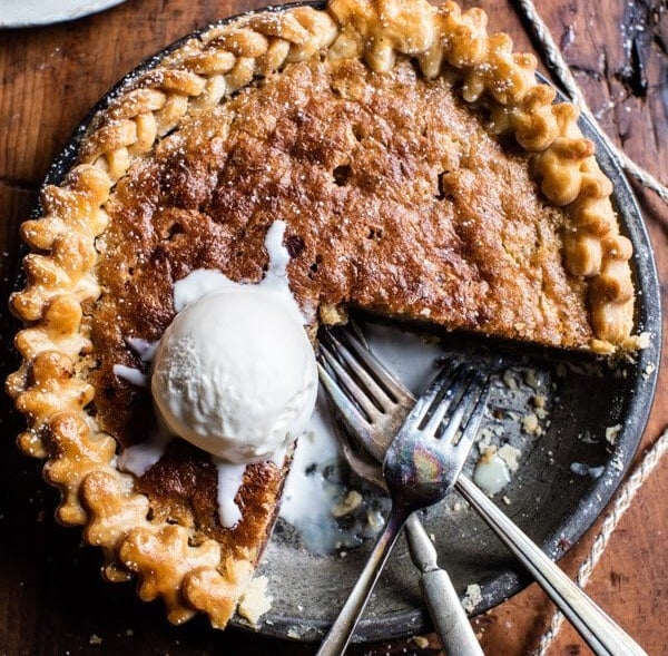 Strawberry Skillet Pie - Completely Delicious