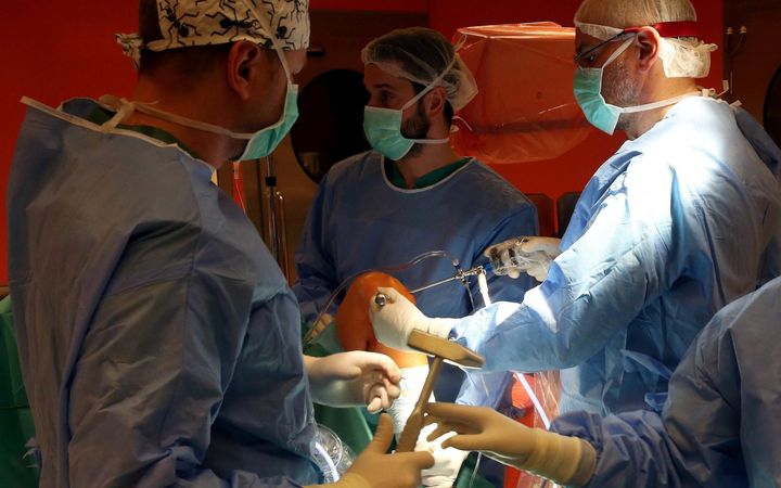 At least two patients a week leave operating theatres with objects still inside them.