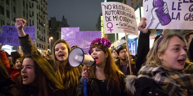 Manifestación del 8-M en Madrid.