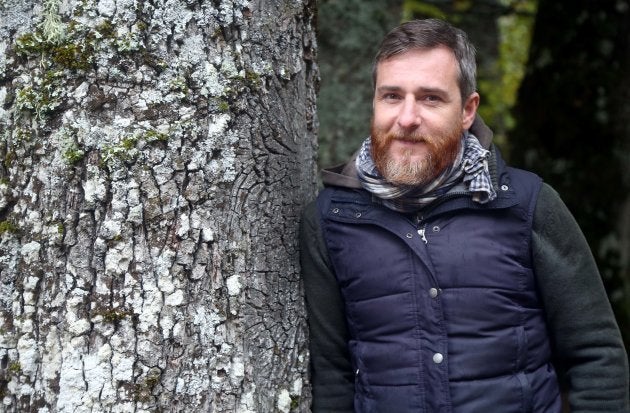 Alex Gesse, en el Hayedo de Montejo (Madrid).